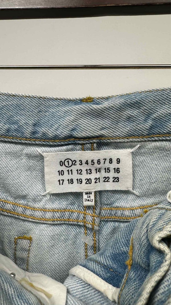 Margiela Double-layered Denim Skirt