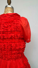 Molly Goddard S/S Cadence Ruffled Dress
