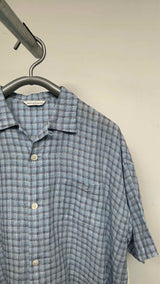 Arts & Science S/S Plaid Linen Shirt