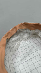 RACING ATELIER Leather-brim Check #1 Cap