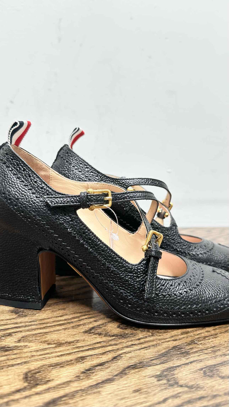 Thom Browne Wingtip Heel Sandals