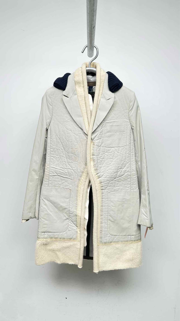 Undercover Knit-hybrid Tech Coat