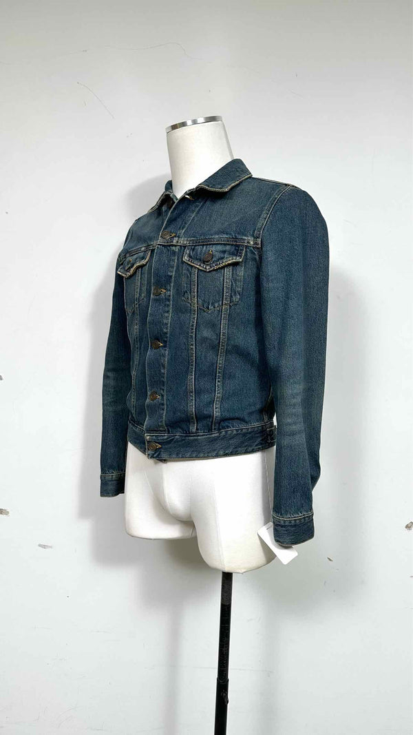 Saint Laurent Distressed Denim Jacket