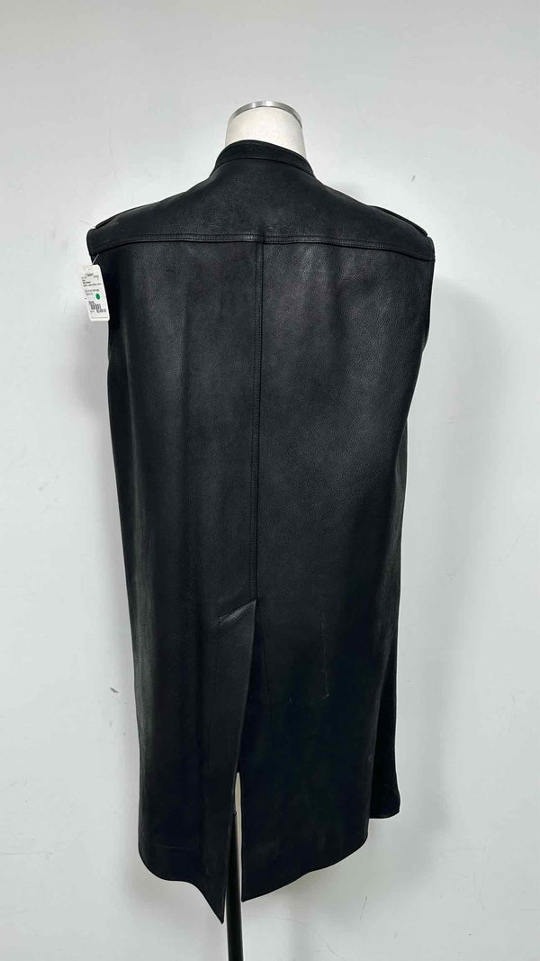 Rick Owens Leather Vest Coat