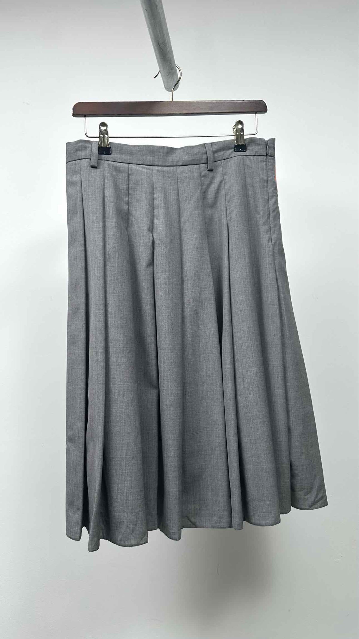 スカート PRADA Women Skirts P179Y 1N01 F0308 Grey Anthracite Gray Wool Skirt | PRADA