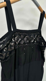 Margiela N/S Embroidered-detail Maxi Dress