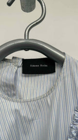 Simone Rocha H/S Stripe Tiered Fill Shirt Dress