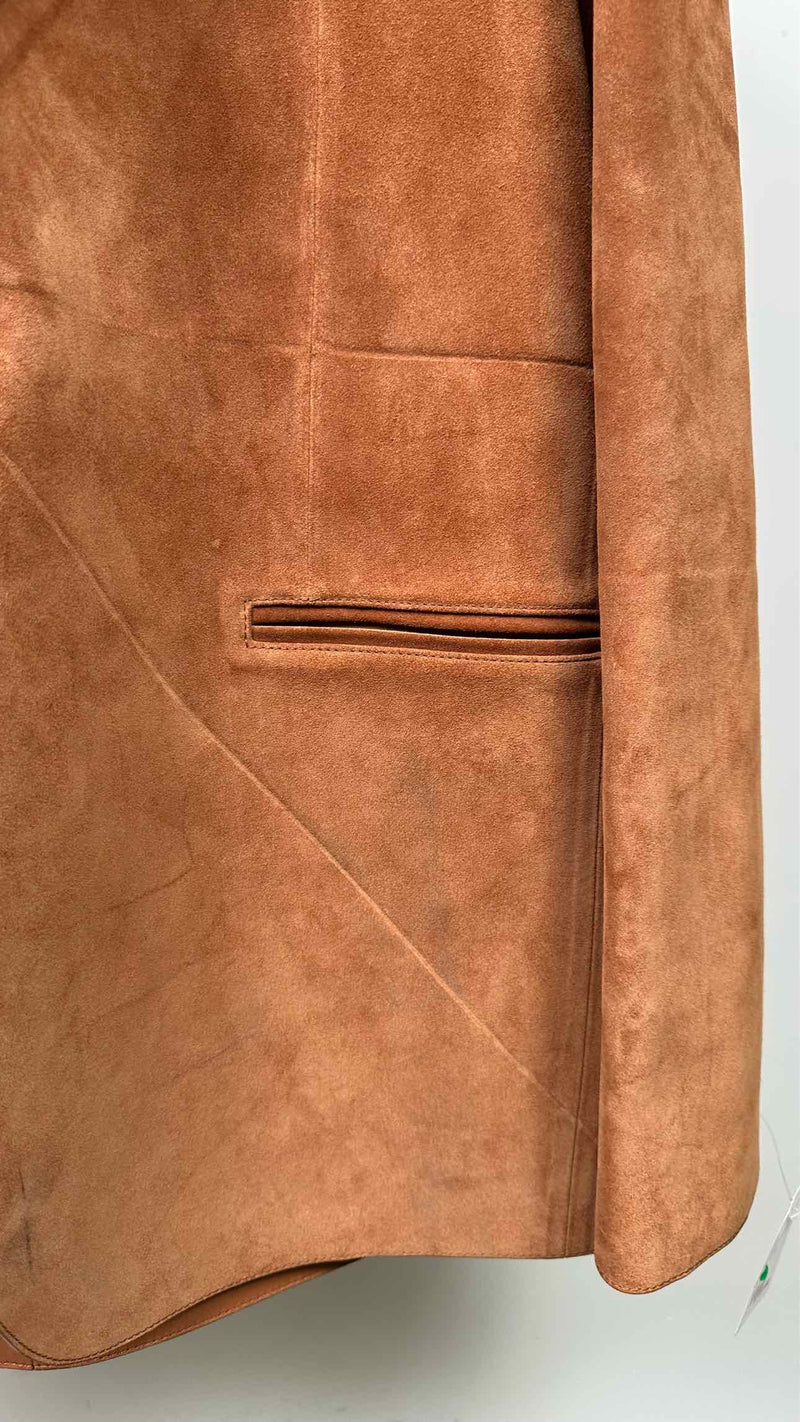 LOEWE Puzzle-Shaped Suede Jacket