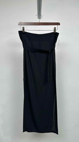 Ann Demeulemeester Slit Belted Long Skirt