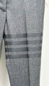 Women's Thom Browne 4-Bar Engineered Tonal Pants