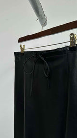 Bottega Veneta Leather Midi Skirt