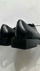 Balenciaga Square-Toe Bloc-Rim Derby