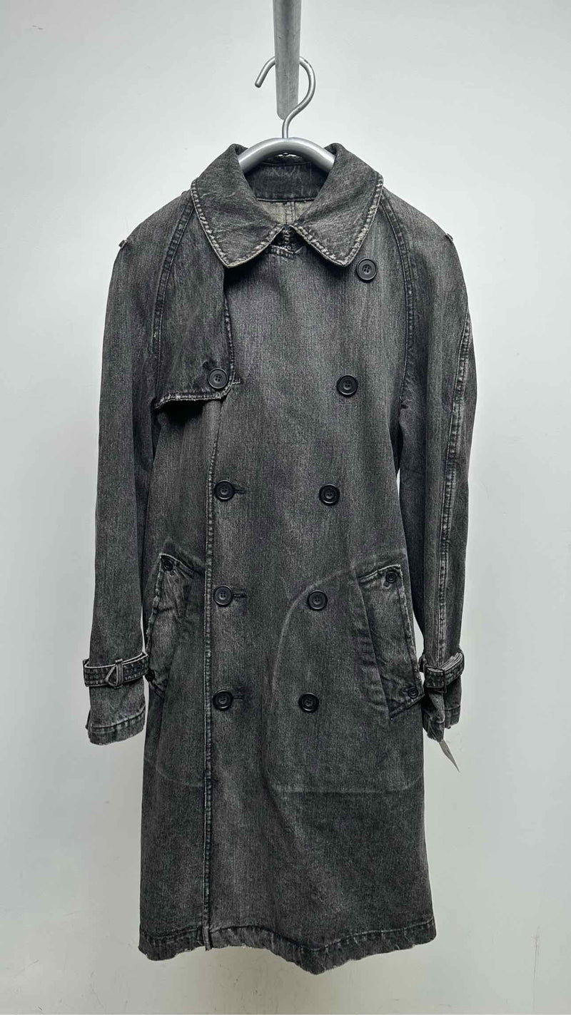 Junya Watanabe MAN X Aquascutum Distressed Denim Trench Coat