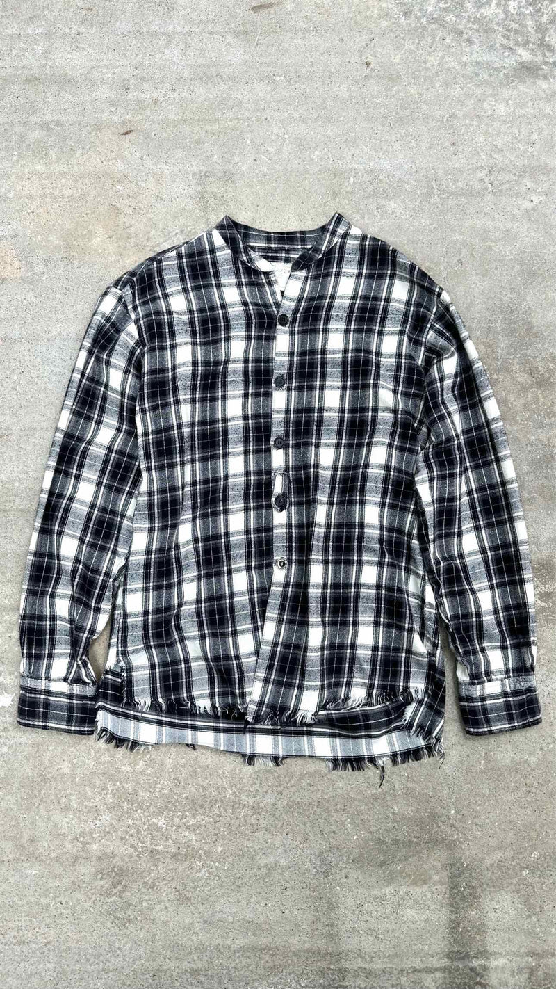 Greg Lauren Check Row-end Flannel Studio Shirt