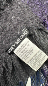 Issey Miyake Men Textured Pleated Fringe Scarf