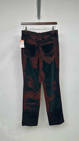 Jean Paul Gaultier "Vampire" Blood Drip Velvet Pants