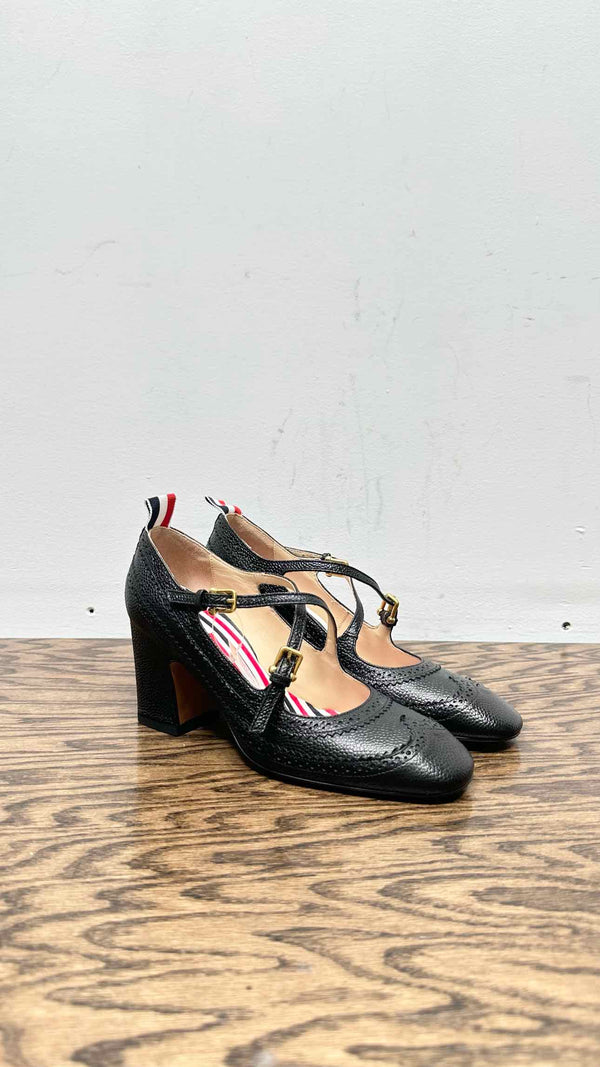 Thom Browne Wingtip Heel Sandals