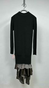 Sacai L/S Layered Knit Dress
