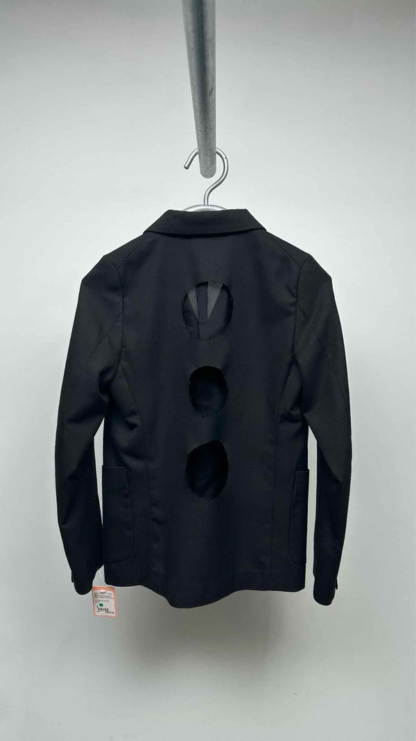 Black Comme Des GarÃ§ons Back Cut-out Jacket