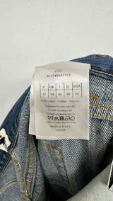Christian Dior Distressed Slim-fit Raw-hem Jeans