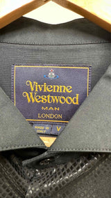 Vivienne Westwood Man Python Print Front Panel Long Shirt