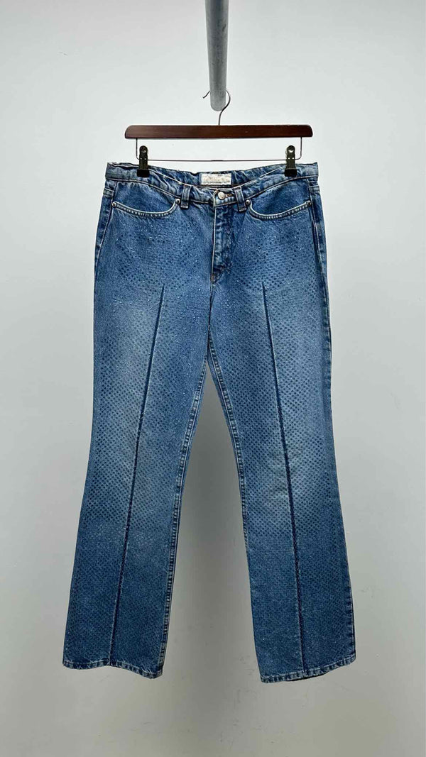 Roberto Cavali Fish Scale Flare Jeans