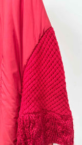 Undercover Knit-sleeve Oversized Puffer Jacket