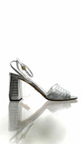 PRADA Metallic-Leather Heels