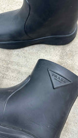 Prada Logo Rubber Boots