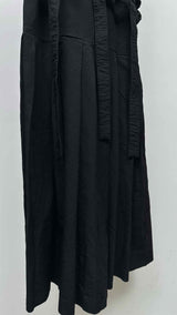 Comme Des Garcons N/S Crinkle Pleated-bottom Cage Dress