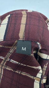 Salvatore Ferragamo Plaid Silk Shirt