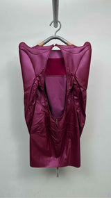Rick Owens Abito Cut-out Coated-denim Mini Dress