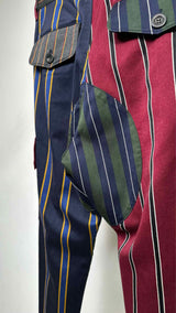 LOEWE Patchwork Stripe Cargo Pants