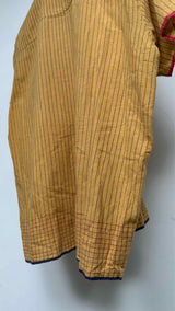 Bode Bottom-plaid Stripe Shirt