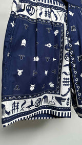 Margiela Bandana Buckled-waist Wide Shorts