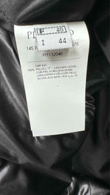 Plein sud Chain-detailed Leather Mini Skirt