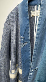 Greg Lauren Reconstructed Docking Cardigan