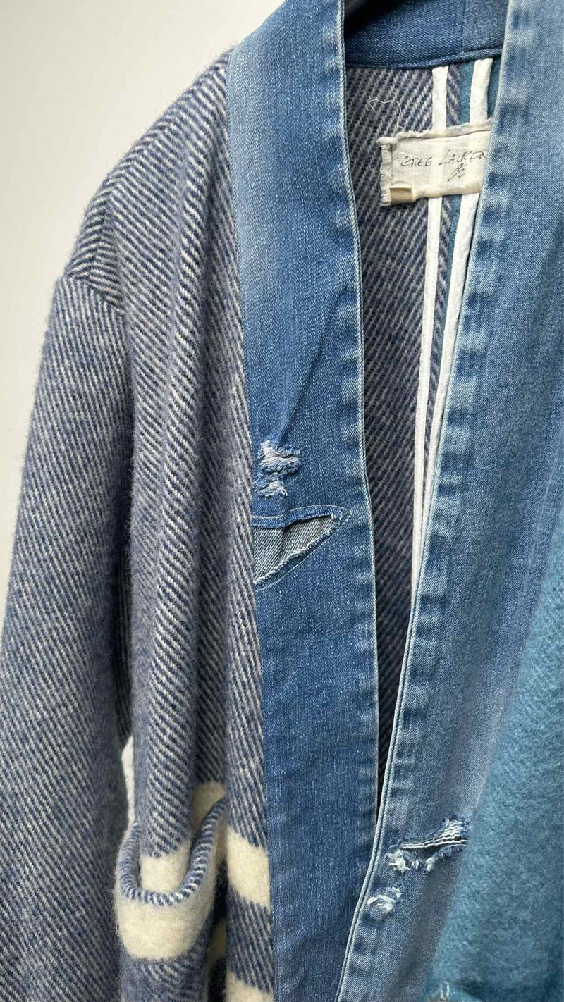 Greg Lauren Reconstructed Docking Cardigan