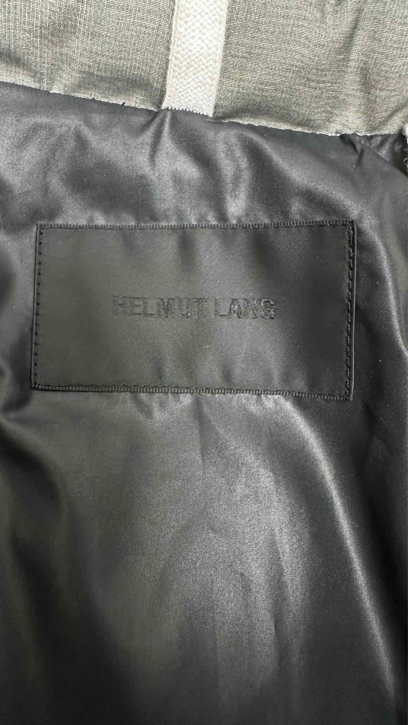 Helmut Lang Fur-Collar Mesh-layered Down Jacket