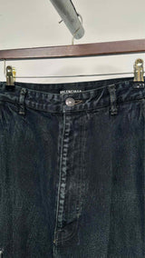 Balenciaga Wide Leg Cargo Jeans