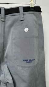 Stone Island Marina Wide-leg Belted Pants