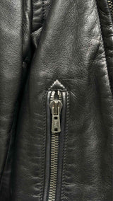 YSL Rive Gauche Leather Riders Jacket