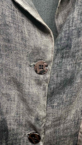 Avant Toi Distressed Shirt Blazer Jacket