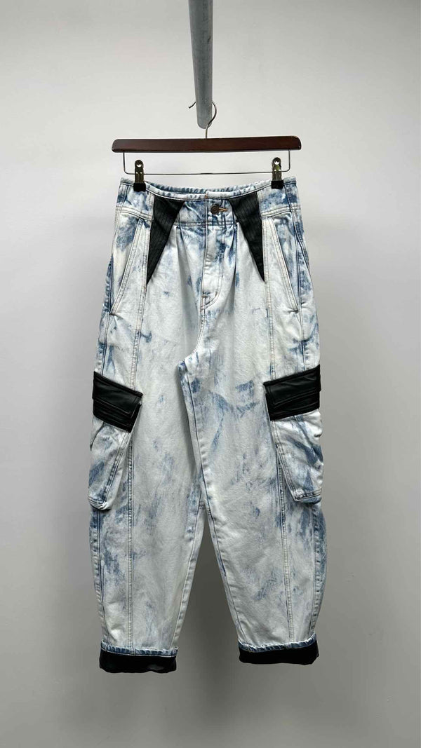 CELINE High-waisted Cargo-con Toppe Jeans