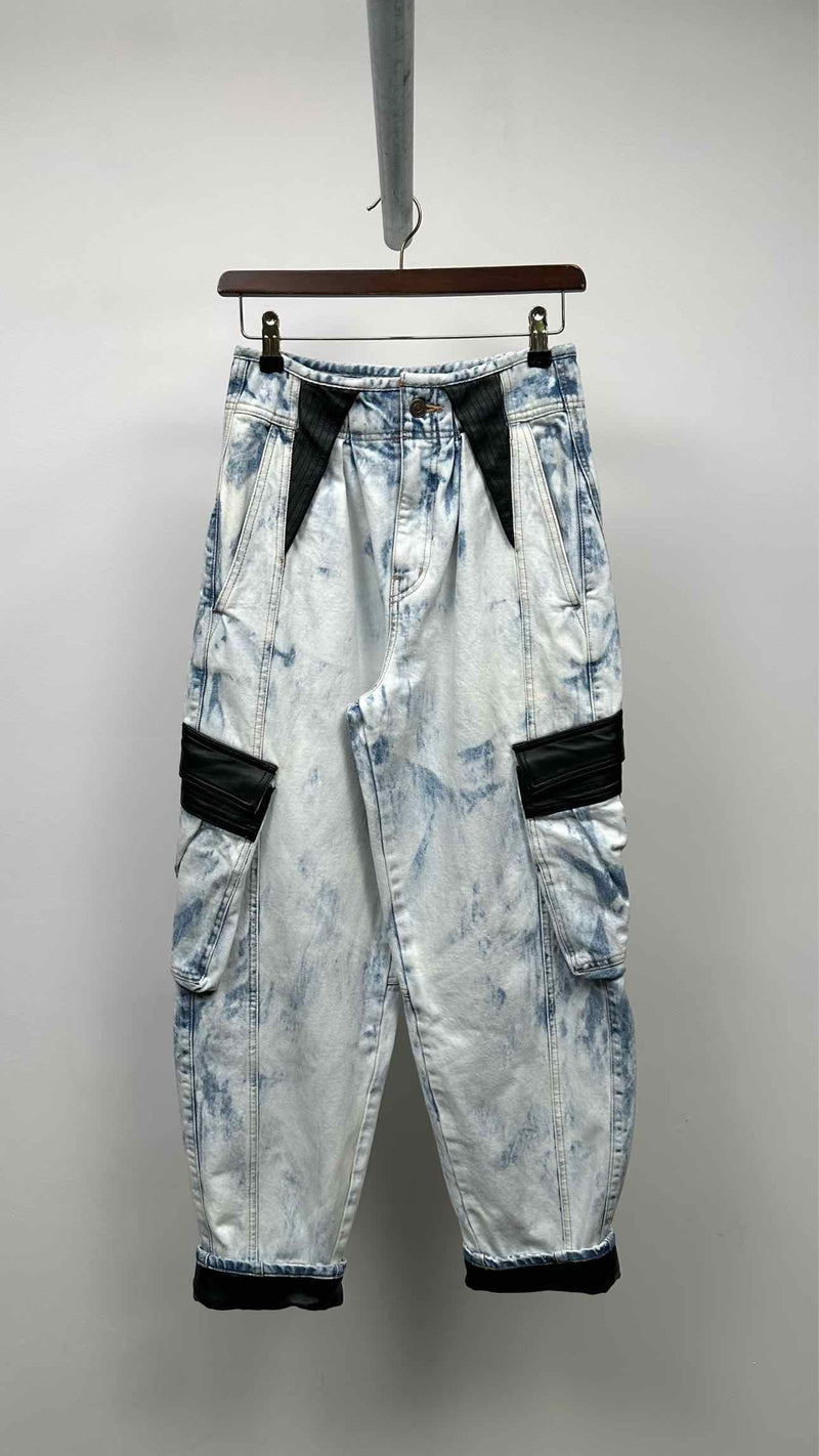 CELINE High-waisted Cargo-con Toppe Jeans