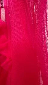 Noir Kei Ninomiya Ruffle-trim Tulle Sheer Skirt