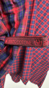 Daniela Gregis L/S Plaid Oversized Blouse