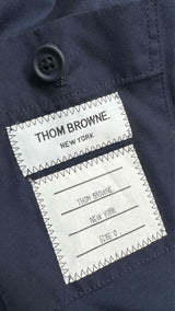 Thom Browne Sleeve Paneled Zip-up Jacket