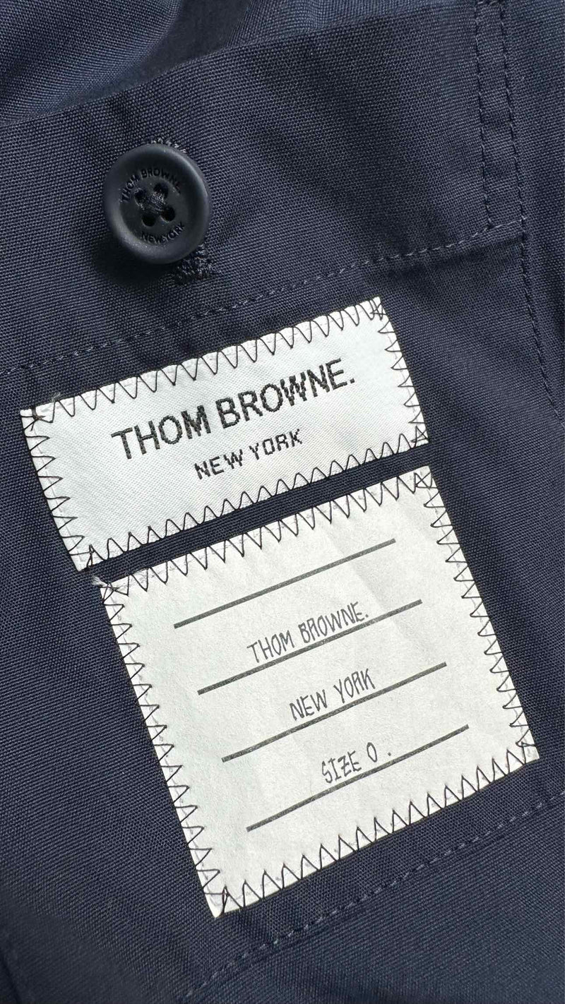 Thom Browne Sleeve Paneled Zip-up Jacket