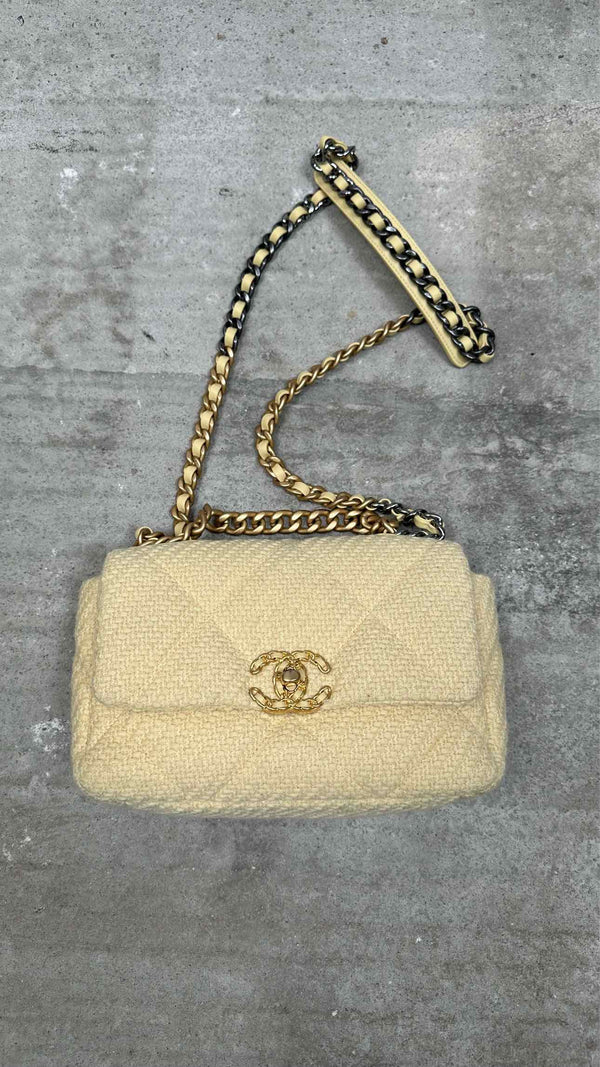 Chanel Tweed Flap Bag